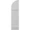 Ekena Millwork Americraft 4-Board (2 Batten) Wood Joined Board-n-Batten Shutters w/ Arch Top, ARW101BQ414X77STH, PR ARW101BQ414X77STH - alternate 2